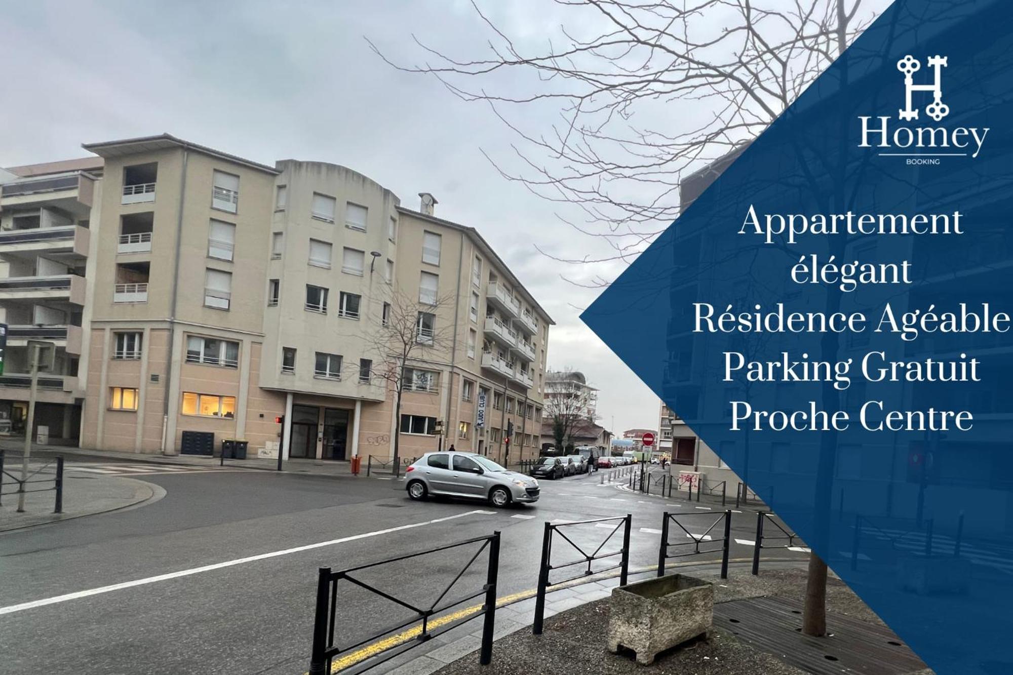 Homey Wild - Proche Gare Et Tram - Proche Centre - Balcon Prive - Parking Prive - Wifi Gratuit Annemasse Buitenkant foto